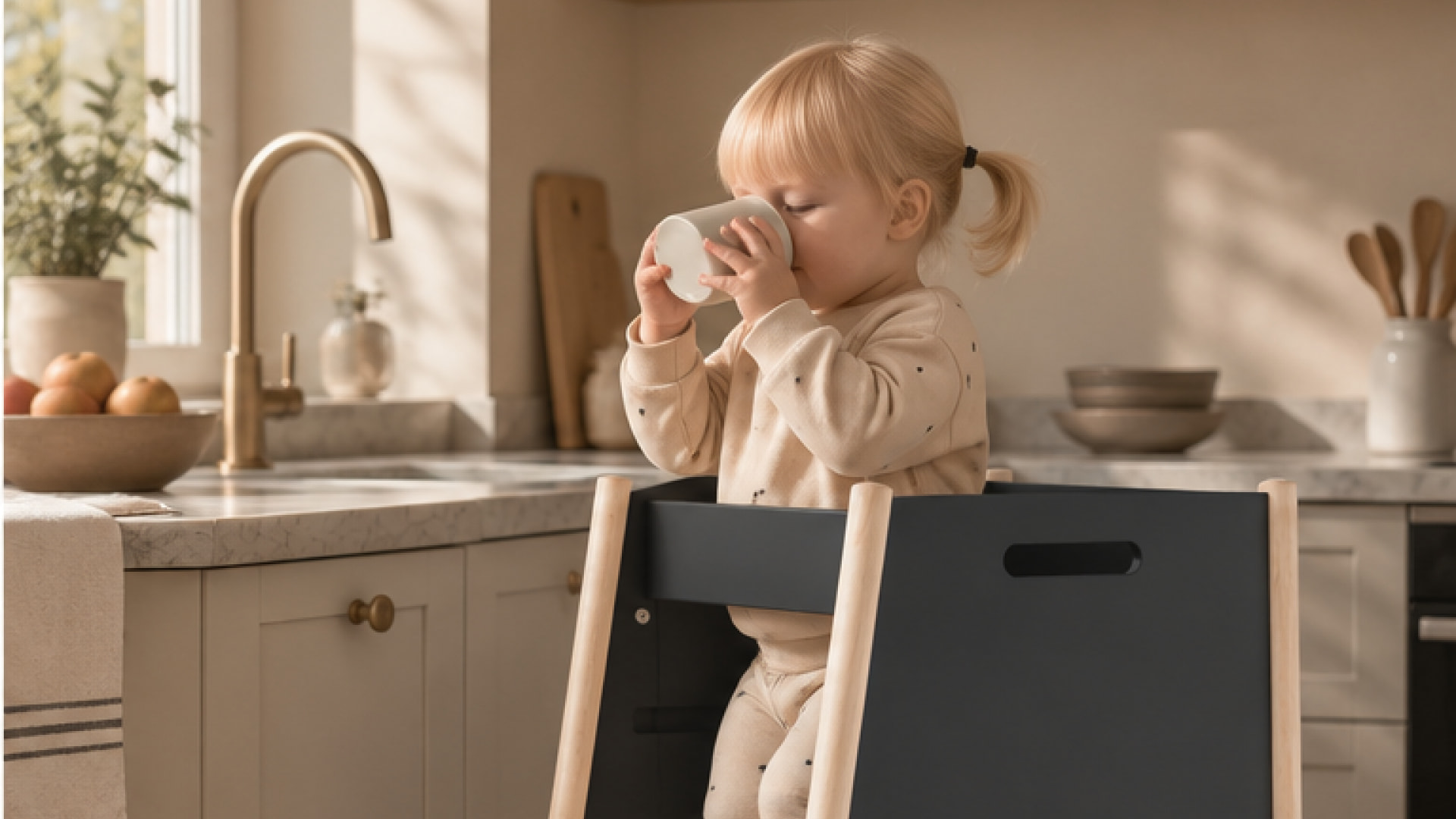 Kitchen Helper Mlumo – opcja siedziska.